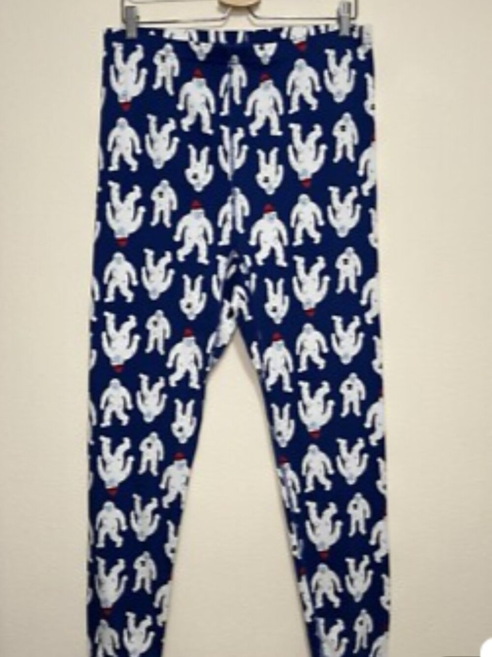 Hanna Andersson: Adult Holiday HannaJams PJ Bottoms, M, Blue Yeti